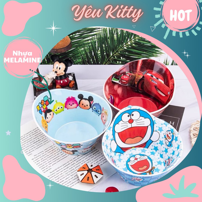 Tô Hello Kitty Doraemon Elsa