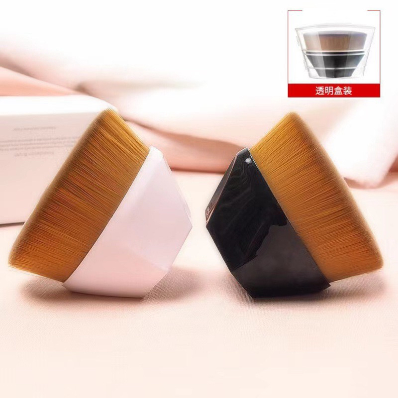 Cọ tán kem nề No.55 tay cầm lục giác đầu cọ mềm mịn chất lượng cao, tán mỏng mịn lớp nên - NO 55