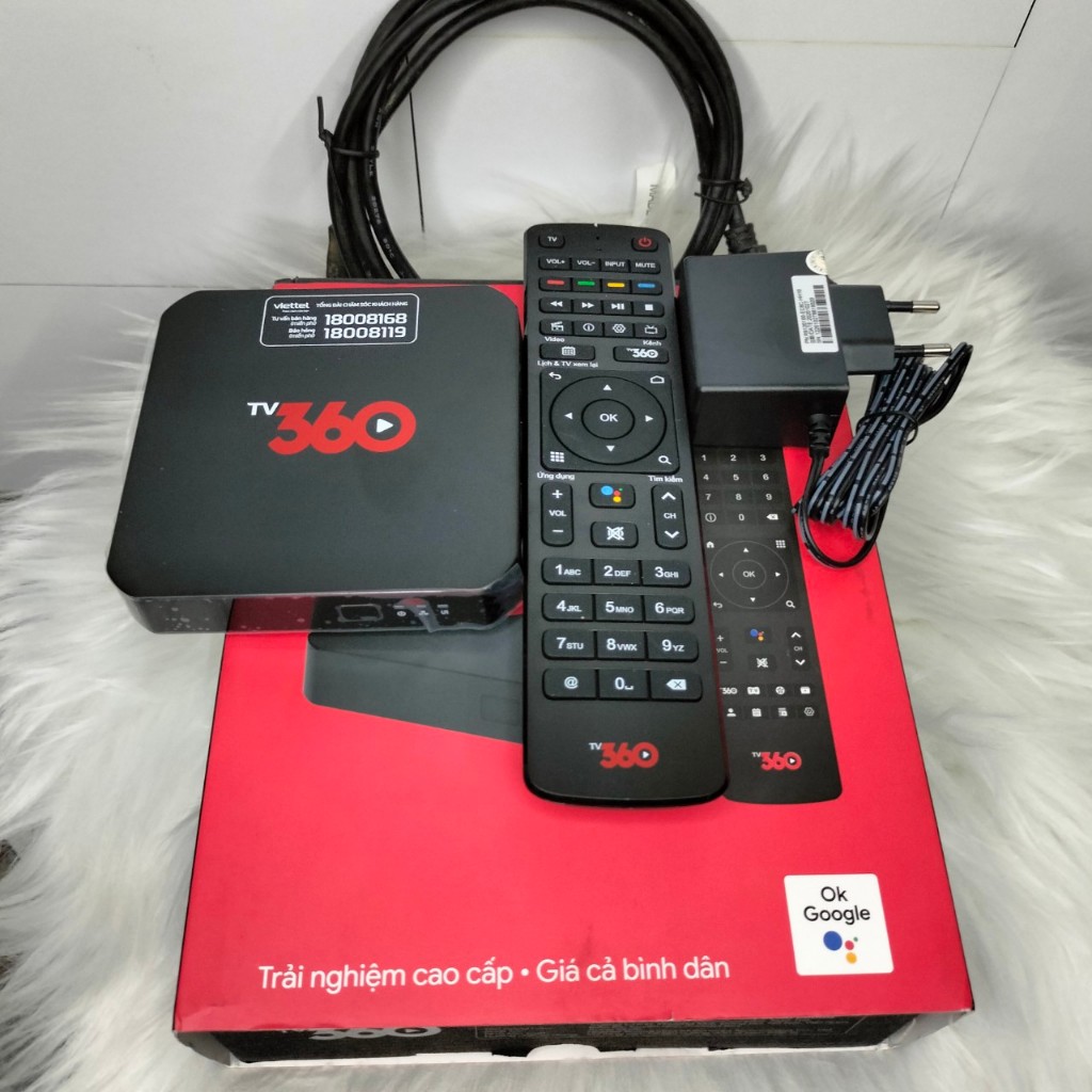 Android Tivi Box Viettel 360 - Rom ATV - Xem Truyền Hình, Bóng Đá, Youtube Miễn Phí trọn đời