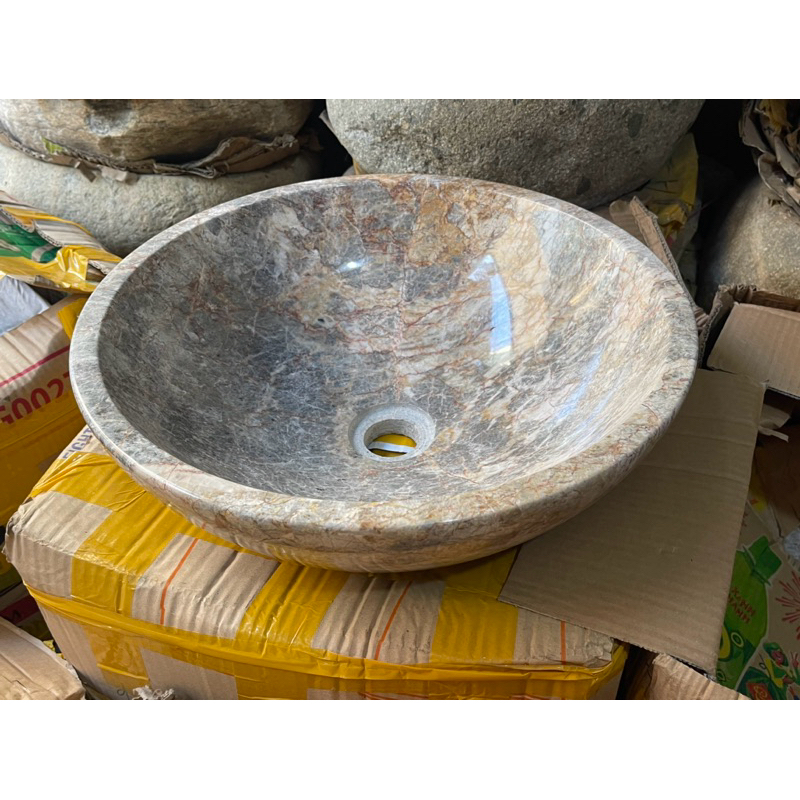 Lavabo đá vàng