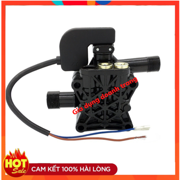 Đầu máy bơm rửa xe mini (có kèm rơ le điện )