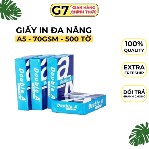 Giấy in A5, giấy double A5