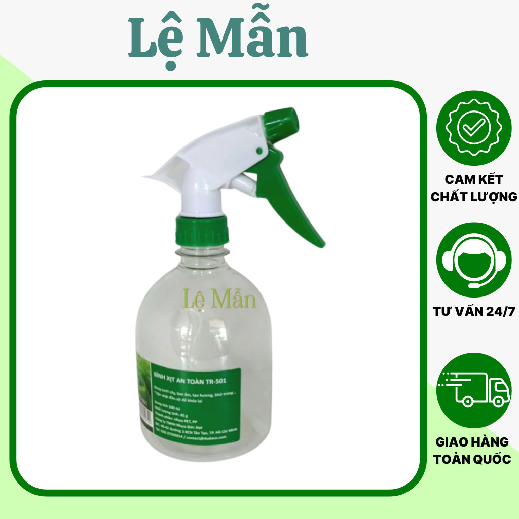 Bình Xịt Dudaco 500ml - Bình Xịt Tóc