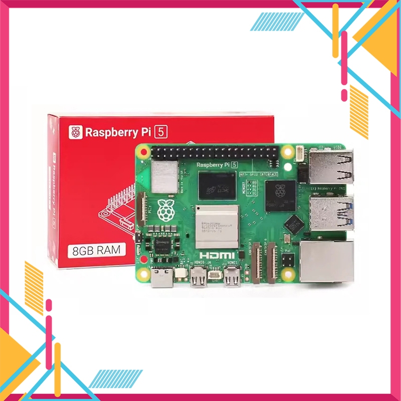 [Voucher giảm 10%] RASPBERRY PI 5 | 2/4/8GB mã nguồn mở Python (Bảo hành 06 Tháng)
