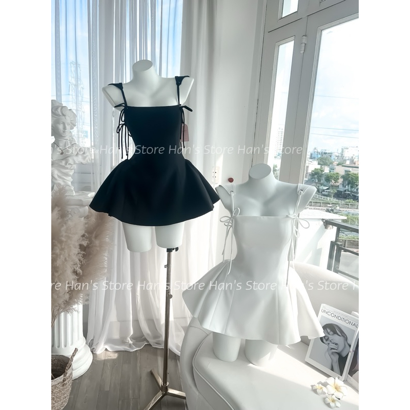 [HAN’S STORE ] VÁY 2 DÂY BẢN TÙNG BỒNG BỀNH CỰC XINH MÙA HÈ (ẢNH THẬT)