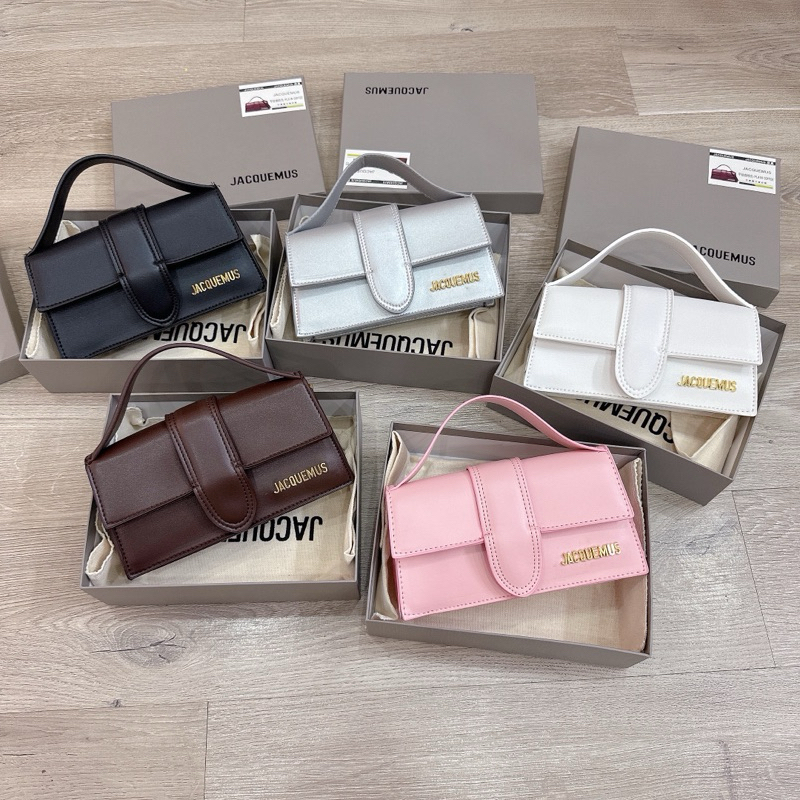 túi đeo chéo, túi jac 1 dải 5 màu da lì mác vàng size 18 vừa điện thoại kiểng dáng sang chảnh dễ thương