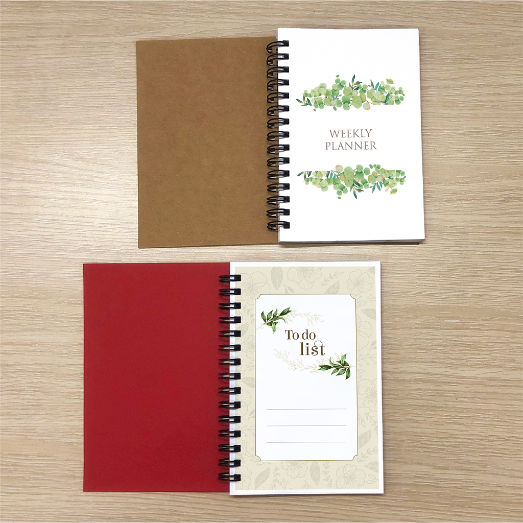 Sổ Note Lò xò Weekly Planer A6