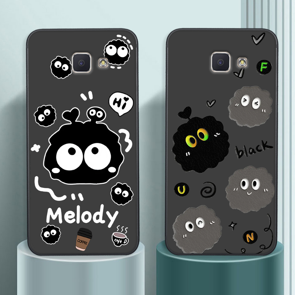 Ốp lưng Samsung J4 Plus / J4 Core / J4+ / J5 Prime / J7 Prime hoạt hình BLACK COAL cute hot trend giá rẻ