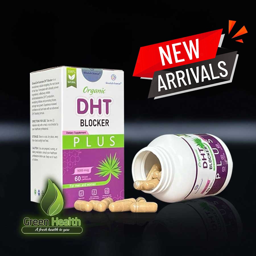 Viên uống DHT Blocker Plus 60 Viên Hỗ Trợ Mọc Tóc, Chặn DHT Dành Cho Nam, Nữ