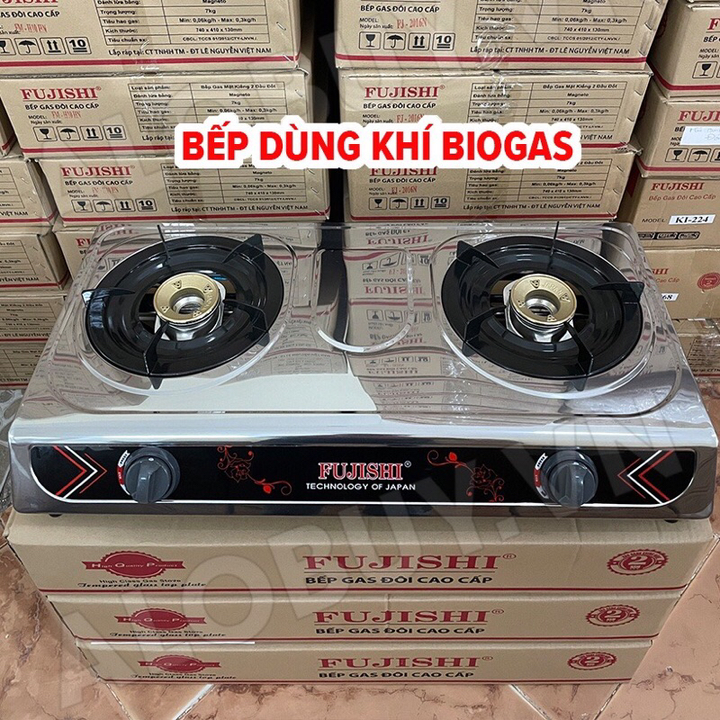 Bếp biogas đôi