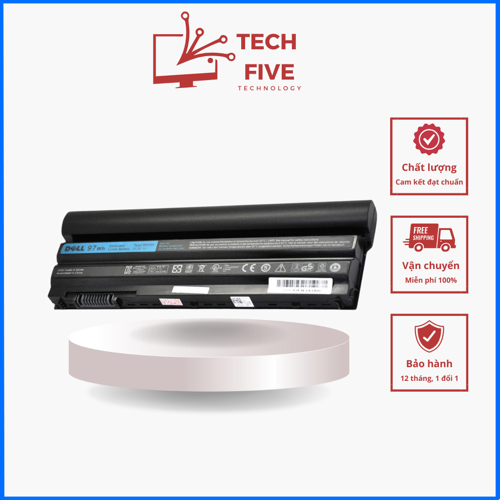 Pin Dell Latitude E5420 E5430 E5520 E5530 E6420 E6420 E6430 E6440 E6520 E6530 E6540,Vostro 3460 3560