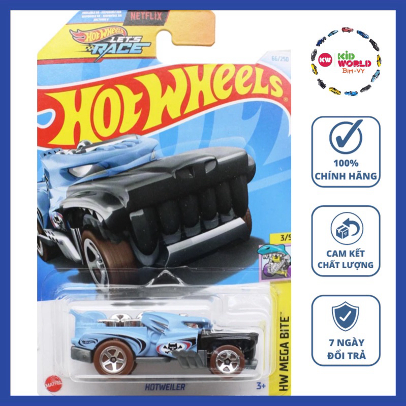 Xe mô hình Hot Wheels basic Hotweiler HTC03.