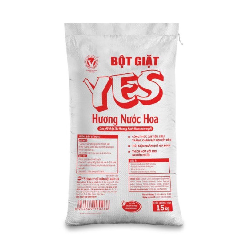 Bột Giặt Bao Xá Lix Yes 15kg