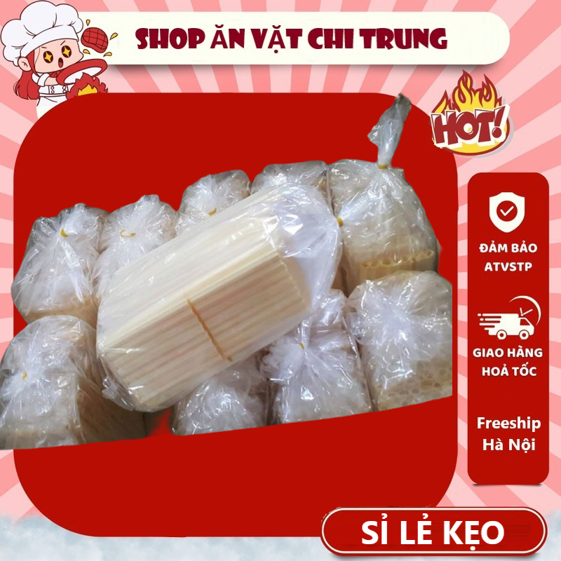 SỈ LẺ Thanh Kẹo Bò Bía, Đường Bò Bía, Kẹo Mạch Nha TOÀN QUỐC (Hỗ trợ đóng thùng xốp với 3 Bịch Kẹo trở lên)