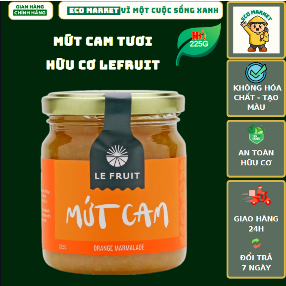 Mứt cam Le Fruit (225g)