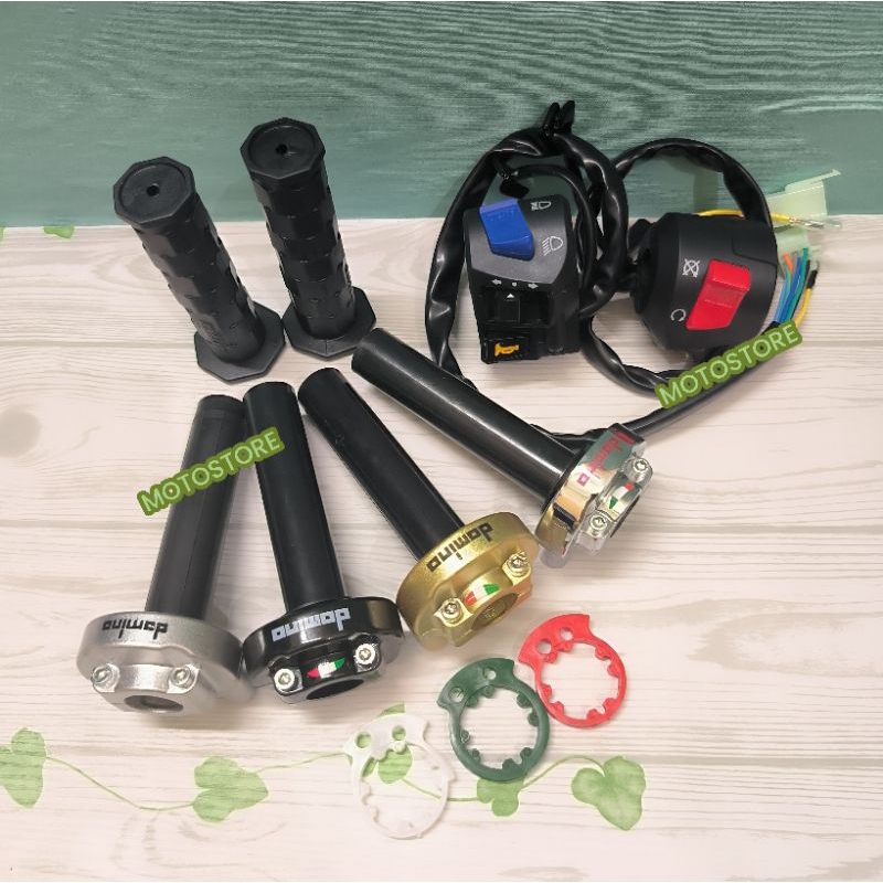 bộ cùm FZ V2 + cùm domino + bao tay Daytona lắp thông dụng các dòng xe