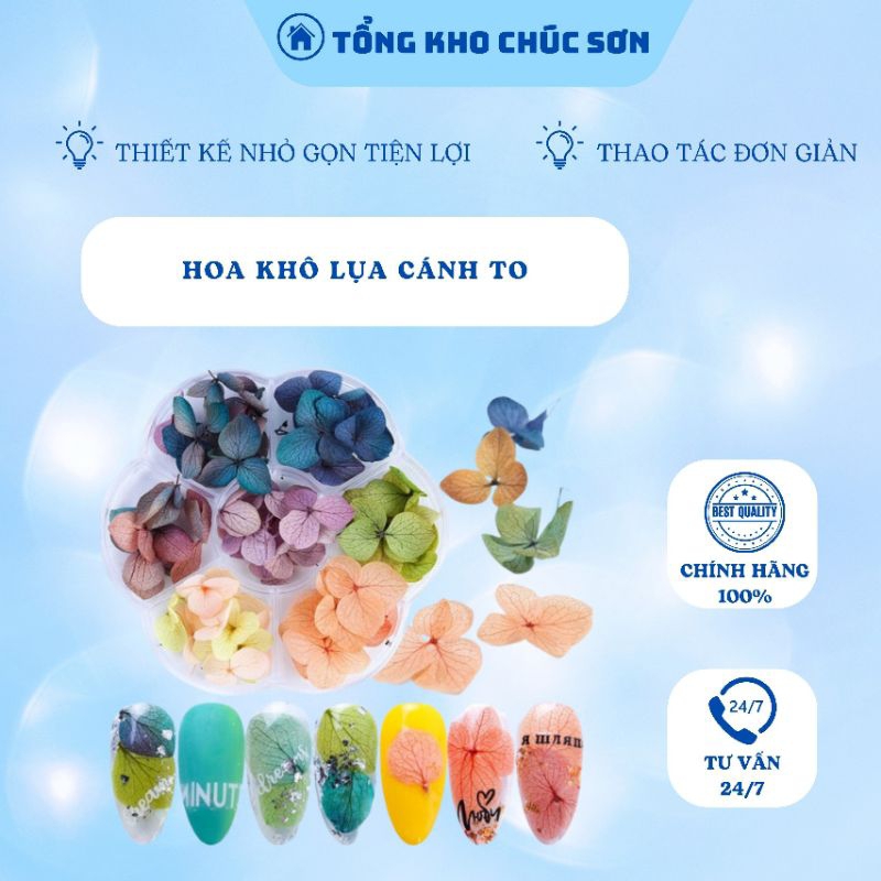 Hoa Khô Lụa Cánh To