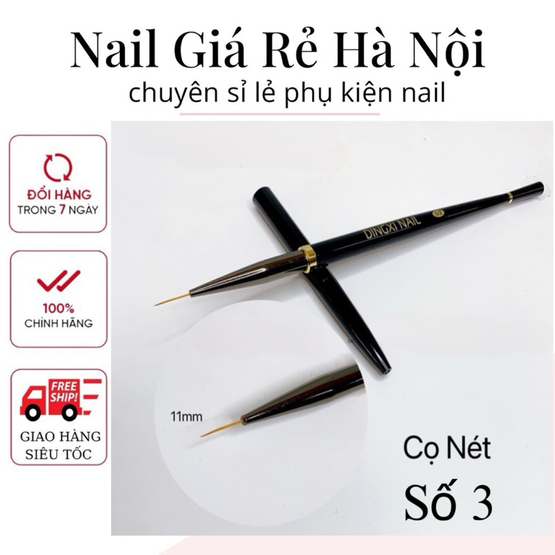 Cọ Nét vẽ móng Dingxi Nail số 3 (11mm)