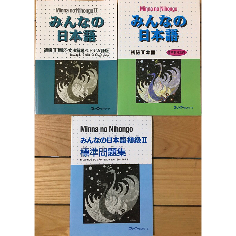 Sách tiếng Nhật - Minano Nihongo 2( Combo 3 cuốn cơ bản )