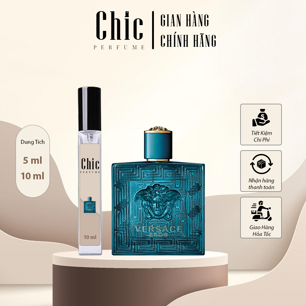 Nước Hoa Nam Chính Hãng Ver-Eros CHIC PERFUME phong cách nam tính, nổi bật