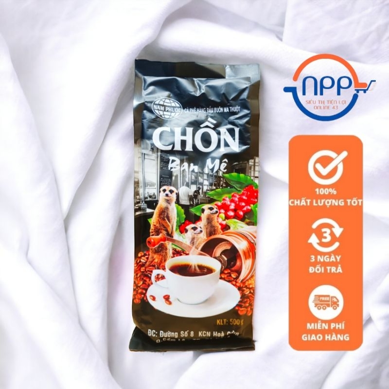 Cà phê Chồn Ban Mê Pha Phin Gói 500g thơm ngon