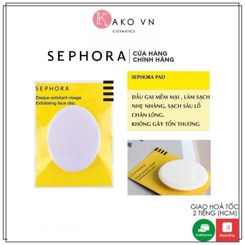 Miếng rửa mặt silicone SEPHORA Pad