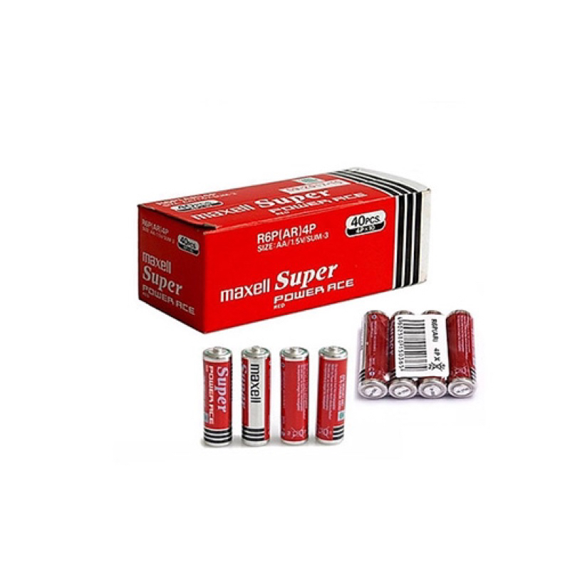 COMBO 2 VĨ PIN AA VĨ 4 CỤC MAXELL