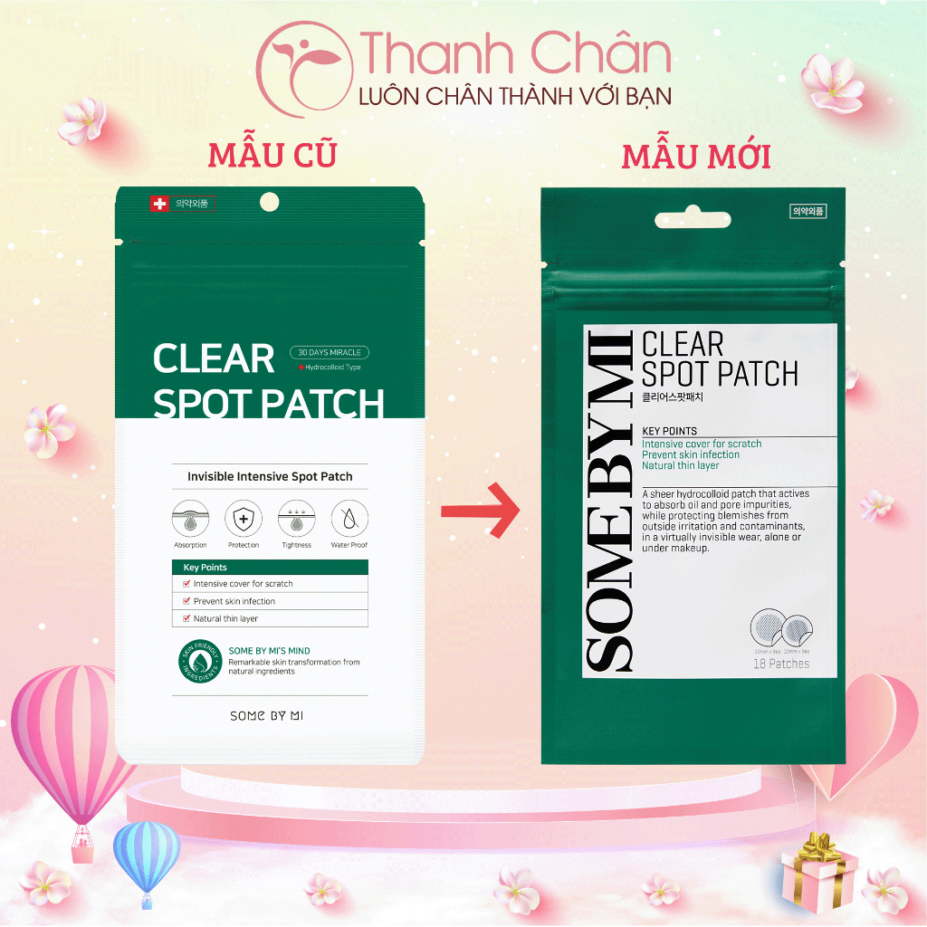Miếng Dán Mụn Some By Mi Clear Spot Patch (18 miếng)