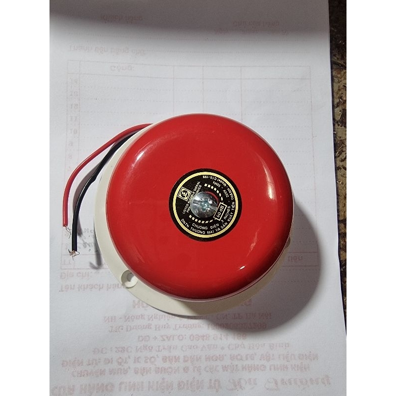 CHUÔNG ĐIỆN 3inh 220V phi10cm