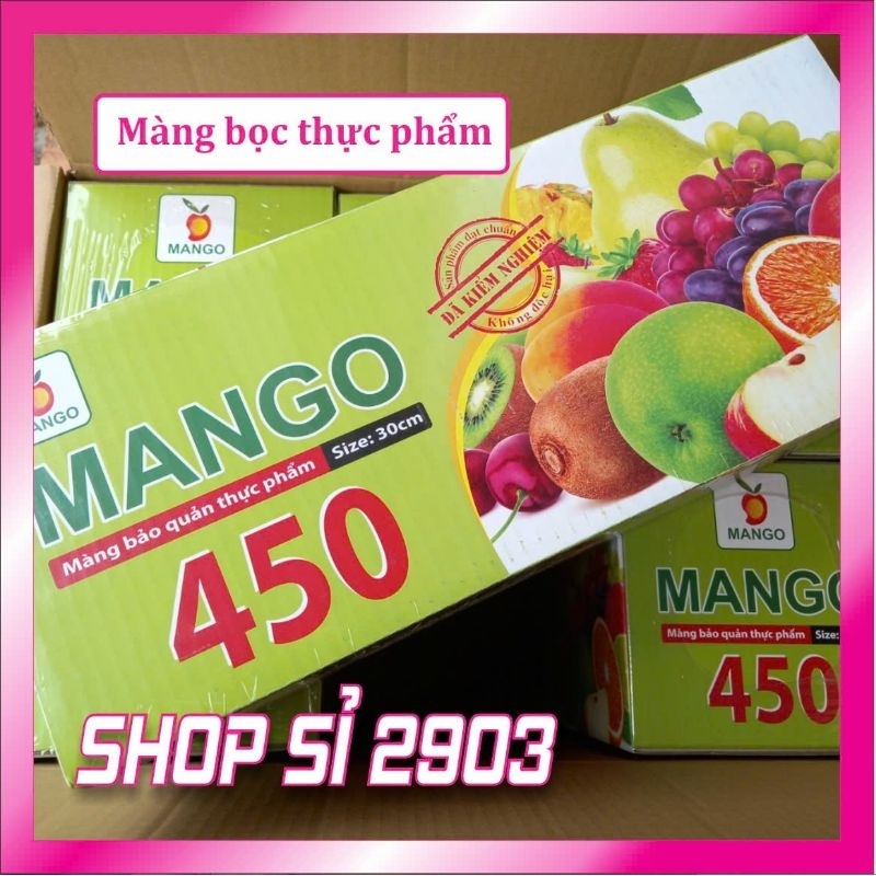 [ Combo 2 hộp ] Màng bọc thực phẩm Mango 450