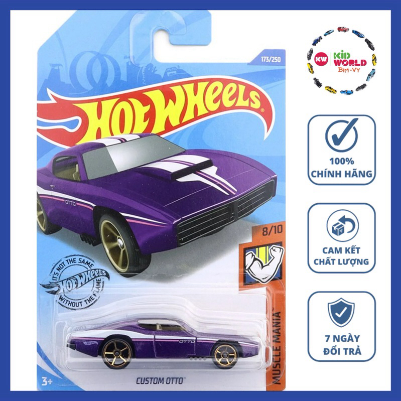 Xe mô hình Hot Wheels basic Custom Otto GHD11.