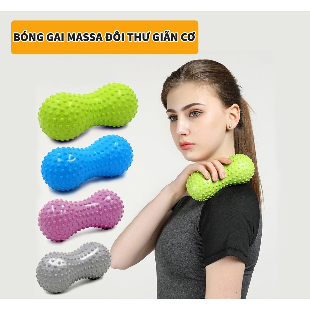 Bóng gai massa đôi thư giãn cơ ( hàng đẹp siêu bền giá rẻ)