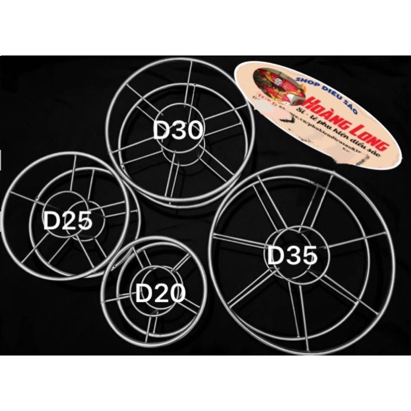 Guồng inox - guồng quấn dây diều - D15 - D20 - D25 - D35