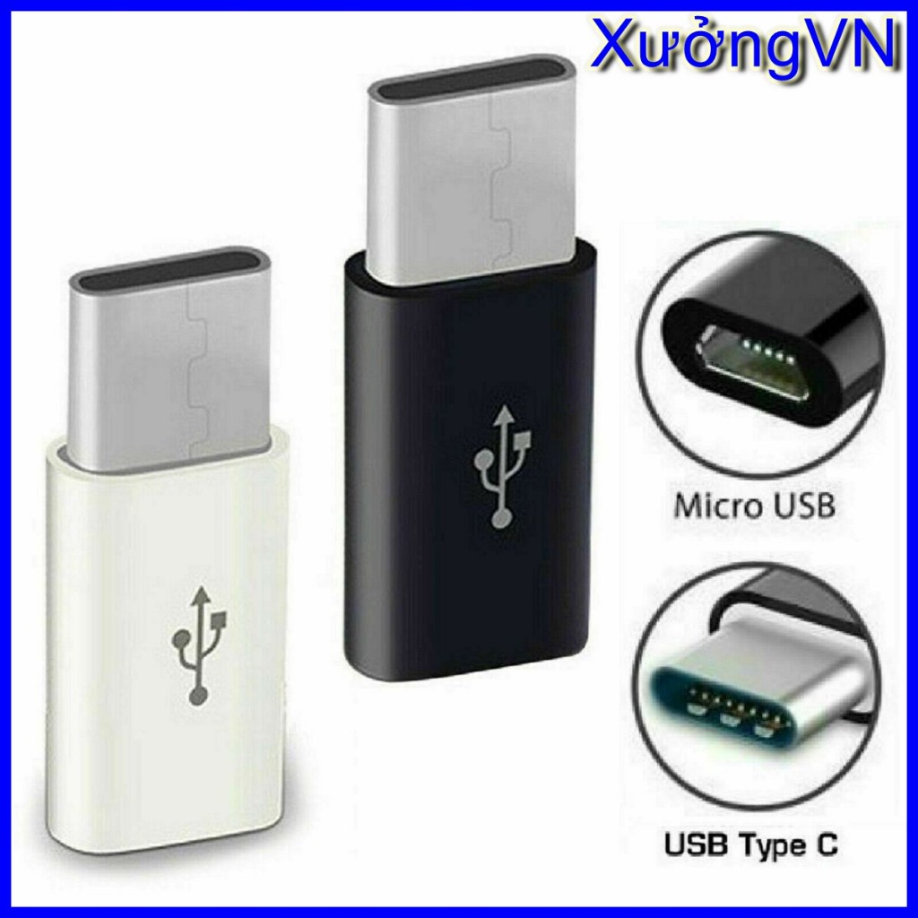 Đầu Chuyển Đổi Micro USB Sang USB Type C
