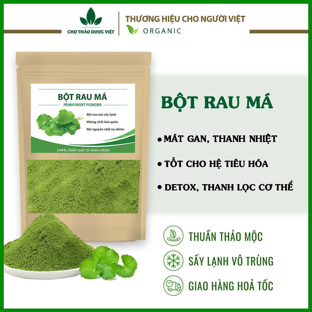 Bột rau má 500g, sấy lạnh nguyên chất, nước uống detox thanh lọc cơ thể, giảm cân, ngừa mụn, đẹp da