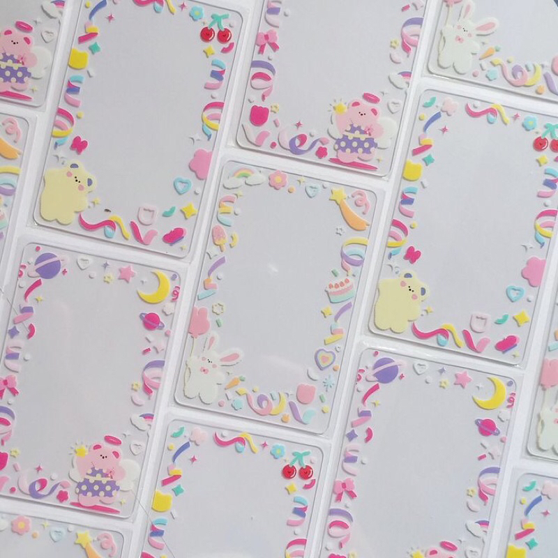 Toploader decor sticker