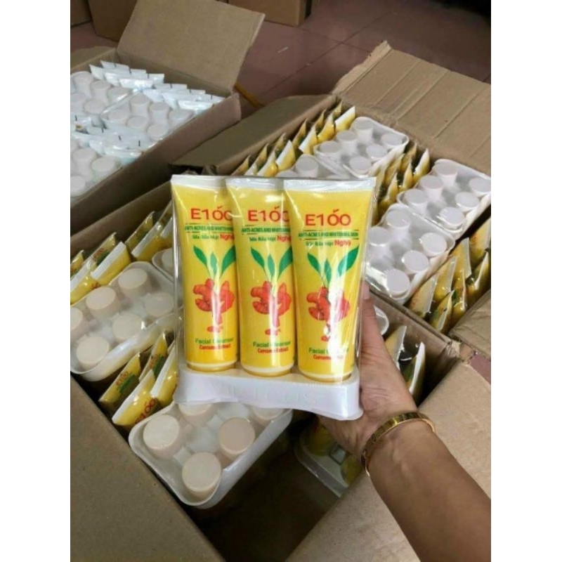 combo 2 típ sữa rửa mặt E100 nghệ lớn 100g