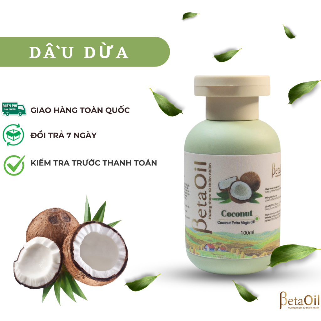 Dầu dừa nguyên chất - Bí Quyết Vẻ Đẹp Tự Nhiên Cho Làn Da Và Mái Tóc