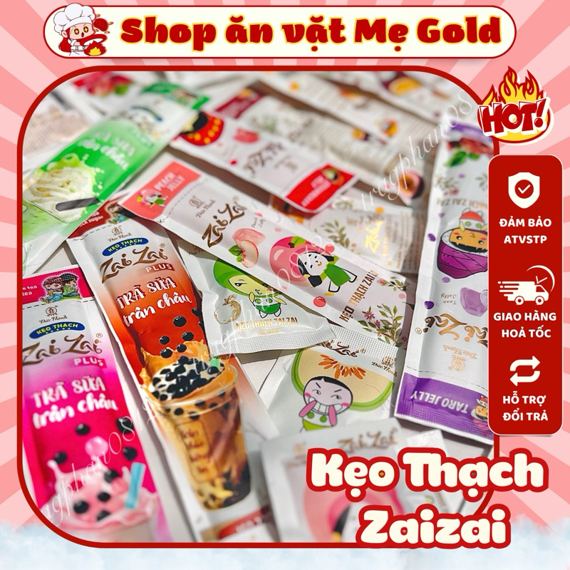 Combo kẹo thạch Zai zai Đức Hạnh (gói dùng thử, vị ngẫu nhiên)