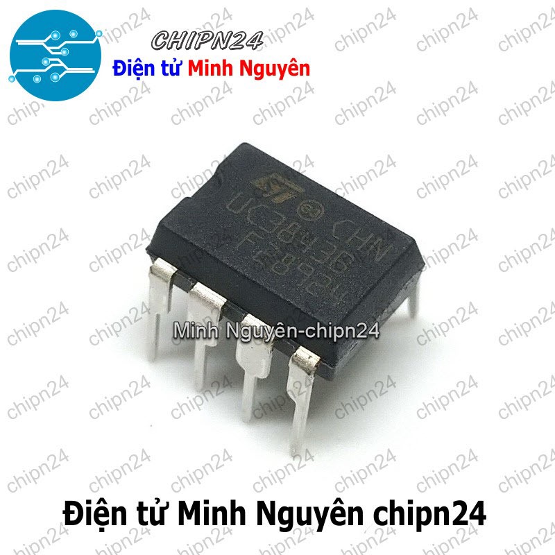 [2 con] (DT) IC UC3843B DIP-8 Hàng Tốt (UC3843 3843)