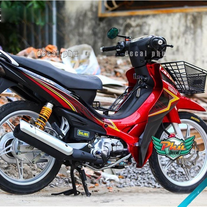 Tem rời Jupiter MX đen đỏ (V)