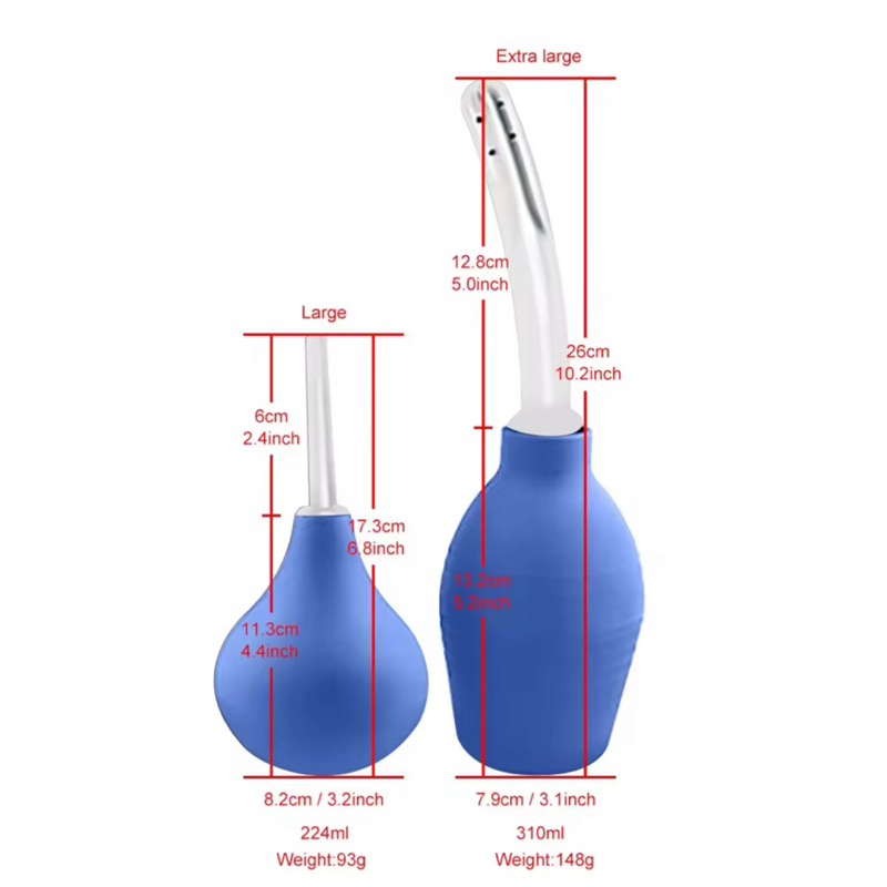 Bình rửa phụ khoa, hậu môn - nhiều size