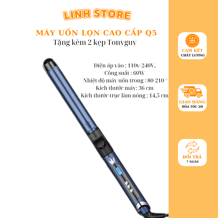 Máy uốn lọn tóc cao cấp Q5 Junma