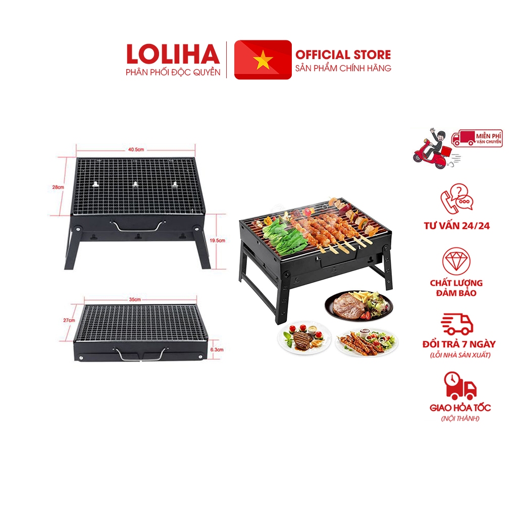 ⛔FREESHIP⛔ Combo 5 Bếp nướng than hoa vuông