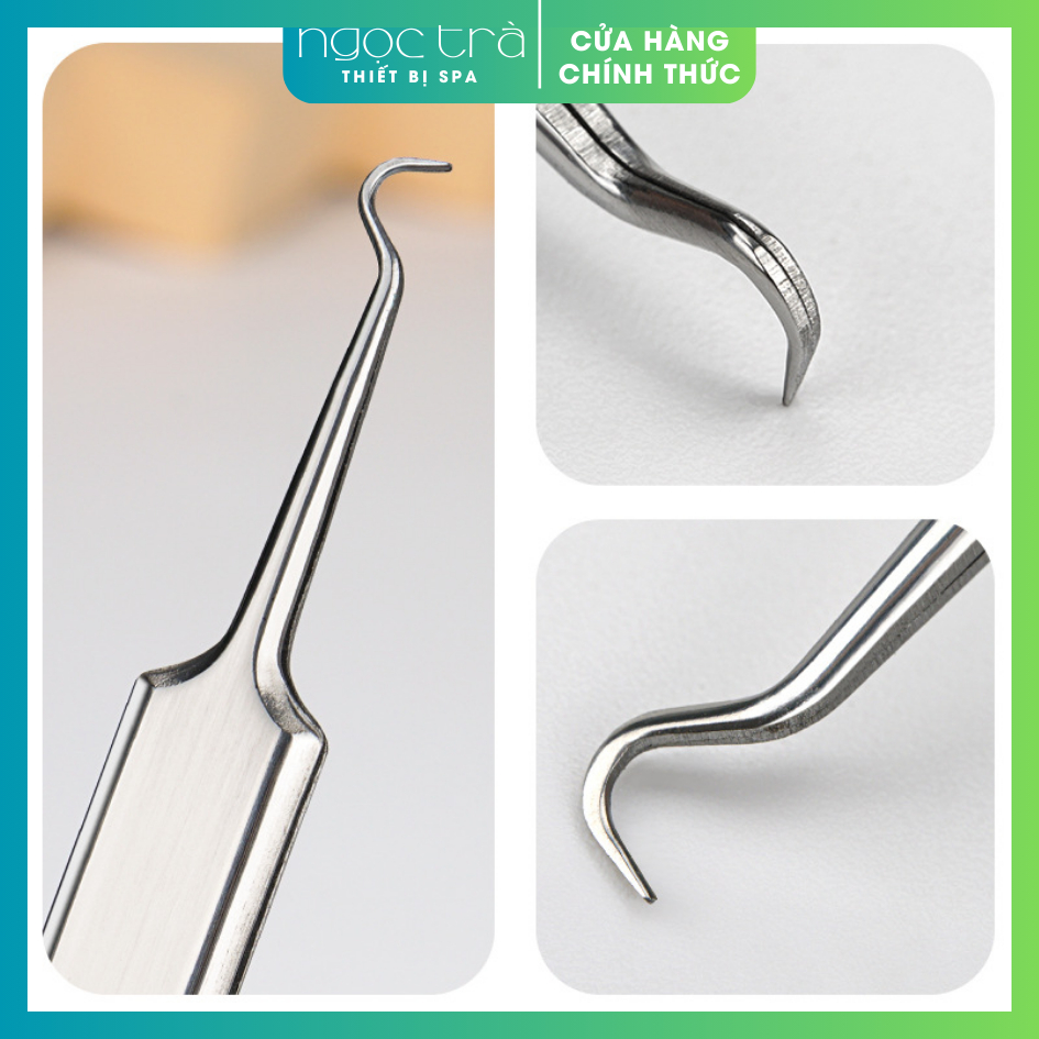 HOẢ TỐC HCM - Nhíp gắp mụn inox | Ngọc Trà HCM