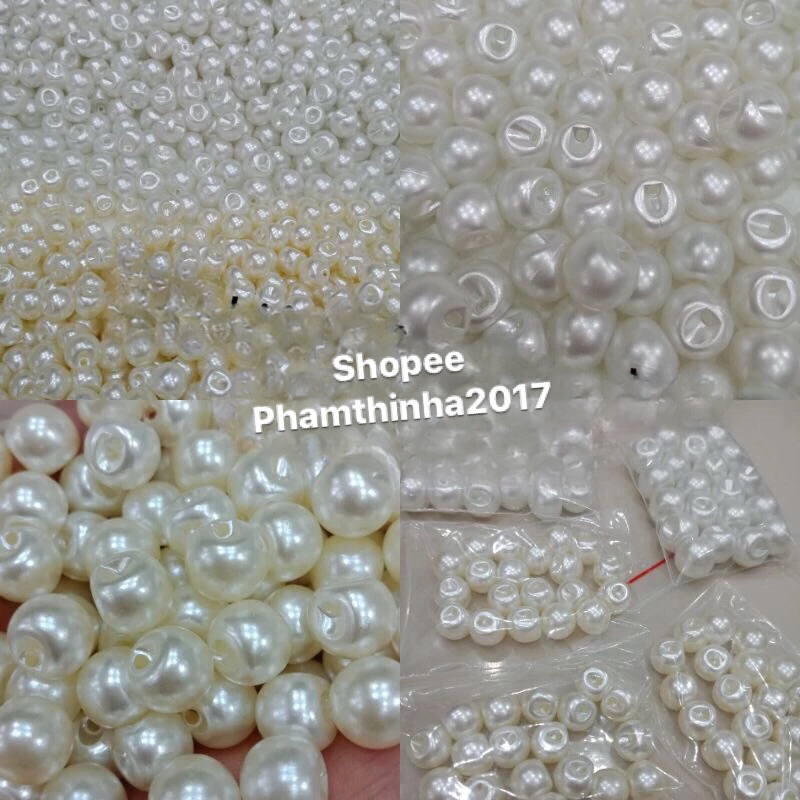 cúc áo hạt trai ( gói 40 hạt)
