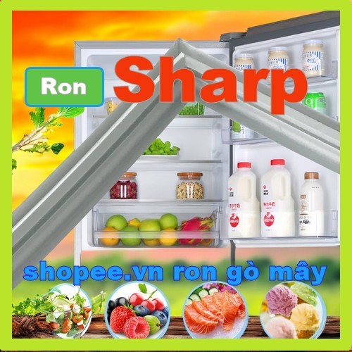 Ron tủ lạnh SHARP Model SJ- X201E-DS
