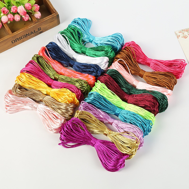 Bó 10m dây dù đan vòng 1.5mm đan vòng  tay handmade, dây đan vòng