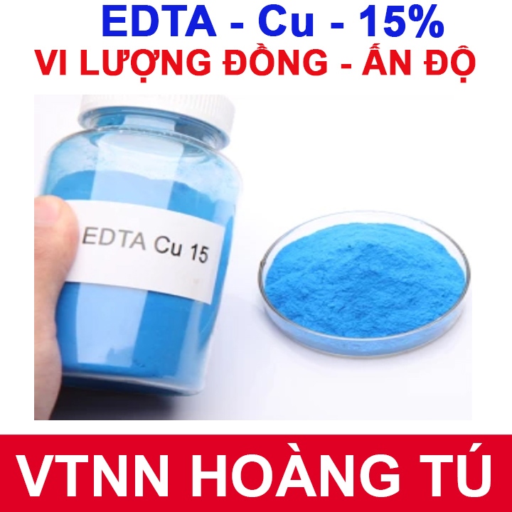 Vi lượng Đồng Chelate (Cu-EDTA-15) tan hoàn toàn trong nước