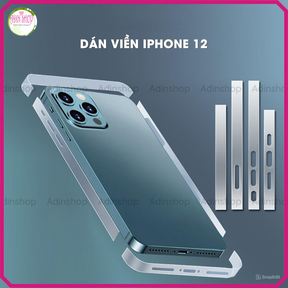 Dán viền PPF iPhone 12 / 12 pro / 12 pro max
